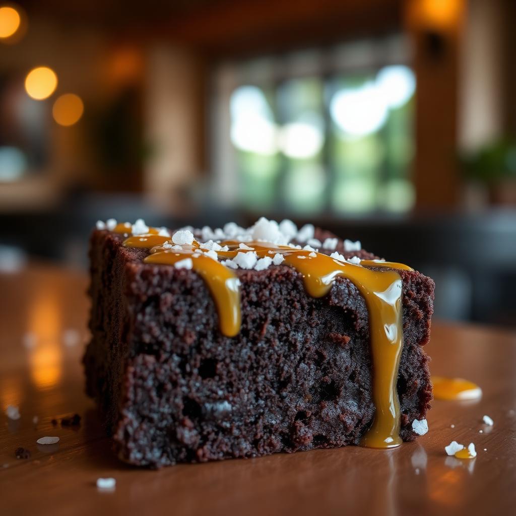 Salted Caramel Reef Brownie